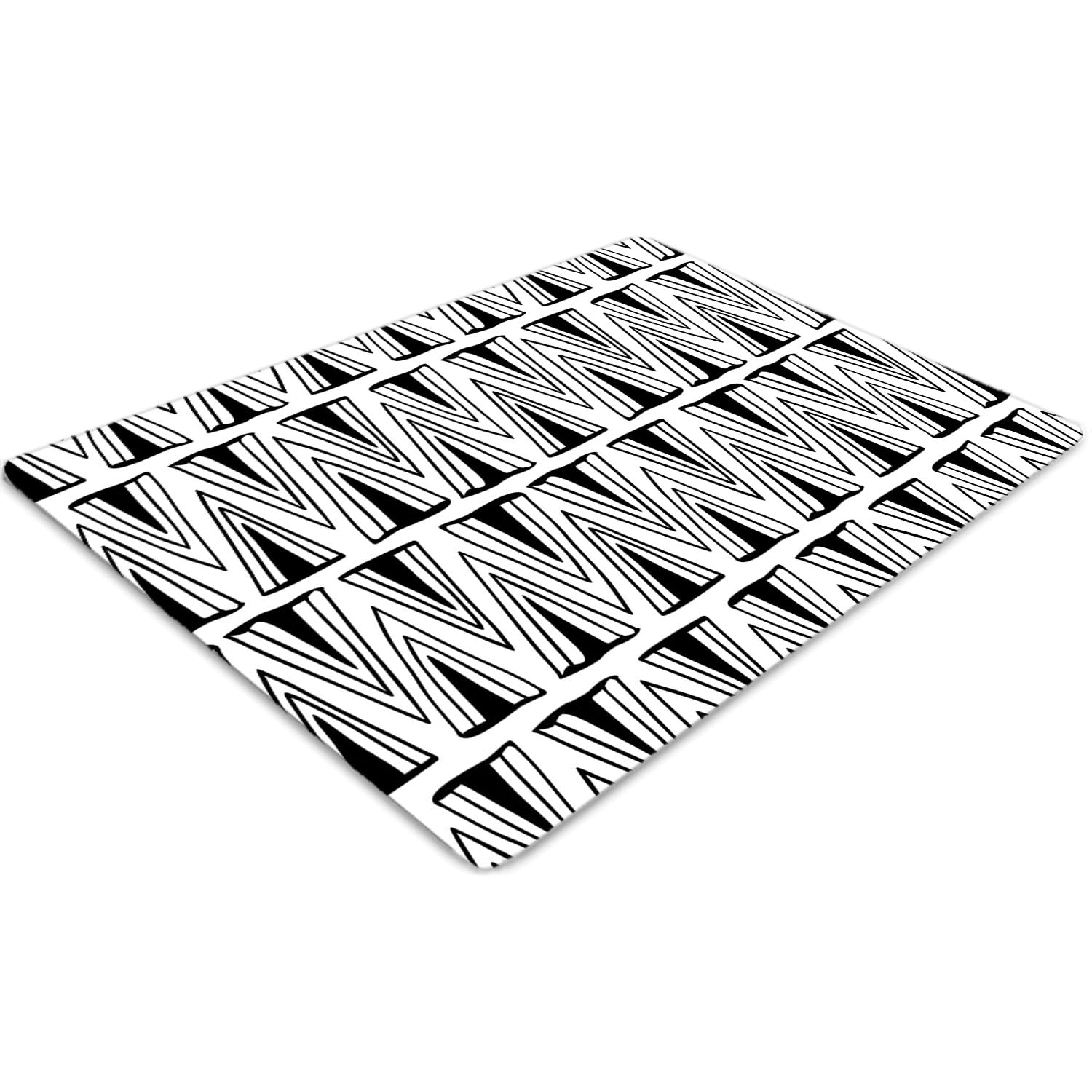 Tapis de chaise imperméable pour le bureau à la maison au décor floral