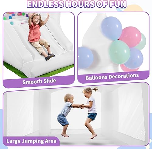 Miniatura 6 de Ventilador inflable de la casa de la despedida, ventilador de aire de 800W para la casa hinchable inflable, tobogán acuático, parque acuático para