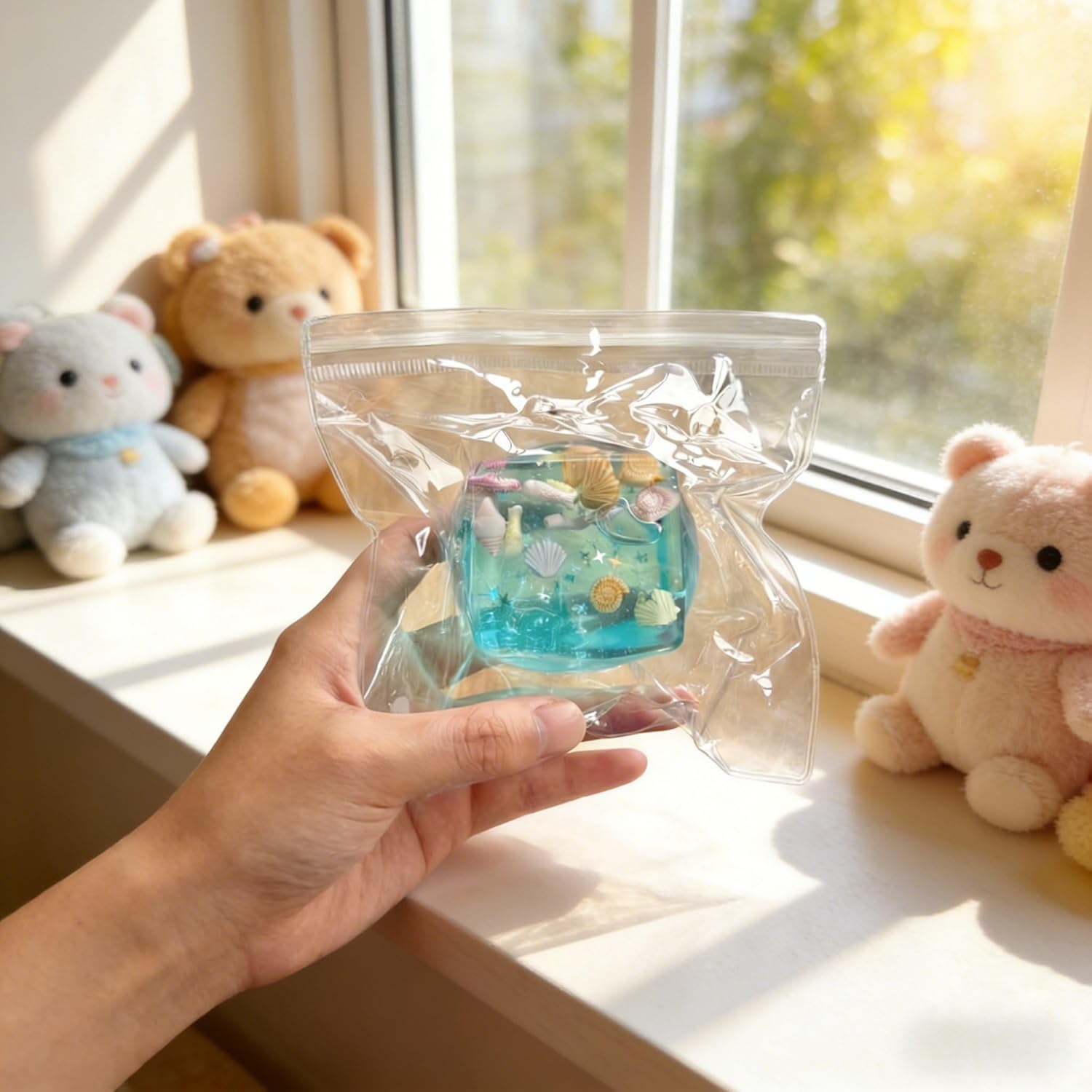 3D Soft-Touch Pirate Shell Figurine - Realistic Tactile Squeeze Sculpture for Sensory Relaxation and Desk Decor