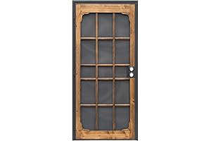Prime-Line 3809BZ3068-I-WF House Door with Woodguard Steel Security