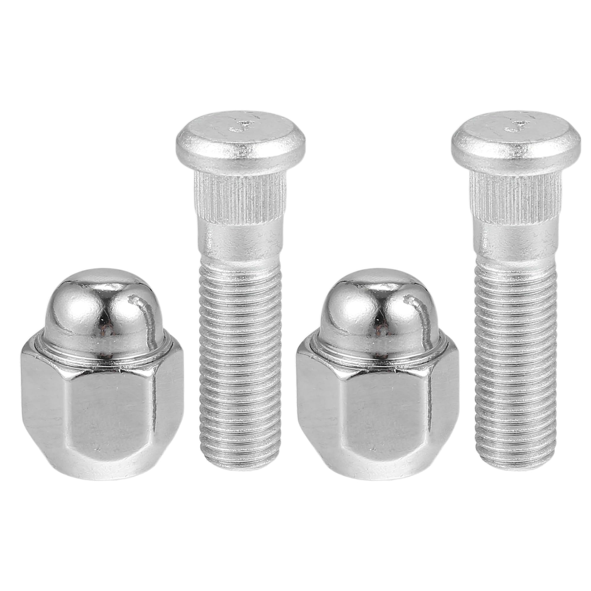 Hihaha No.52950-14140/52950-M1000 M12-1.5 Wheel Stud Bolt for Hyundai Elantra Santa Fe for Kia Forte Rio/Front Rear Left Right Wheel Lug Stud/Alloy