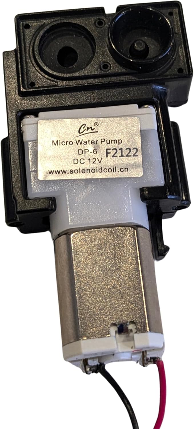 Shark Micro Water Pump DP-6, 12V DC, for Shark VacMop Pro, AI, Matrix, Ultra, Vacmop Robots