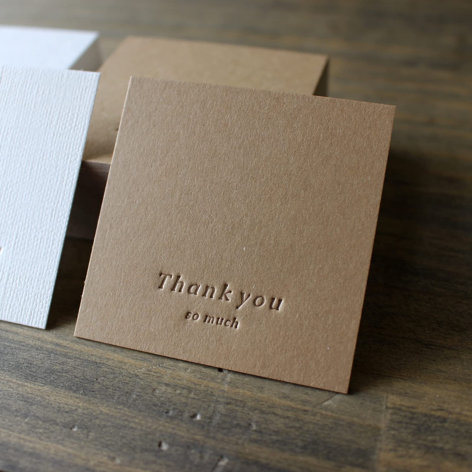 Amazon.co.jp: BAY LETTERPRESS サンキューカード 兼