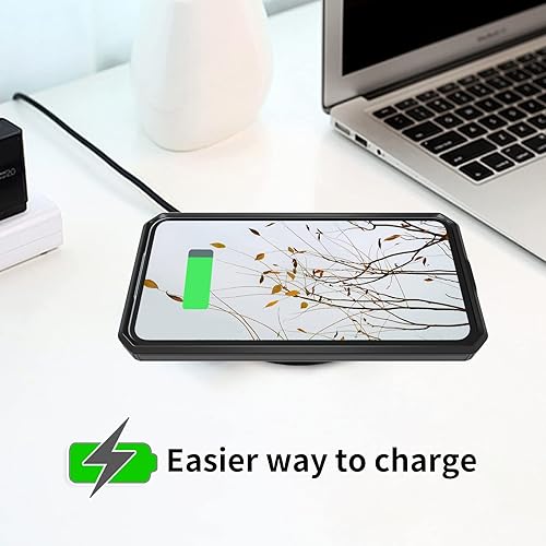 Miniatura 6 de Dikoer Funda para teléfono Motorola Edge 2022, doble capa de protección a prueba de golpes, segura, suave, de silicona, carcasa trasera de