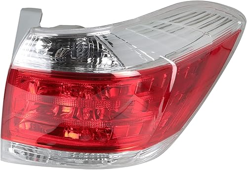 Miniatura 2 de labwork Reemplazo de la luz trasera del lado del pasajero para Toyota Highlander 2011-2013 Conjunto de lámpara de freno trasera derecha derecha