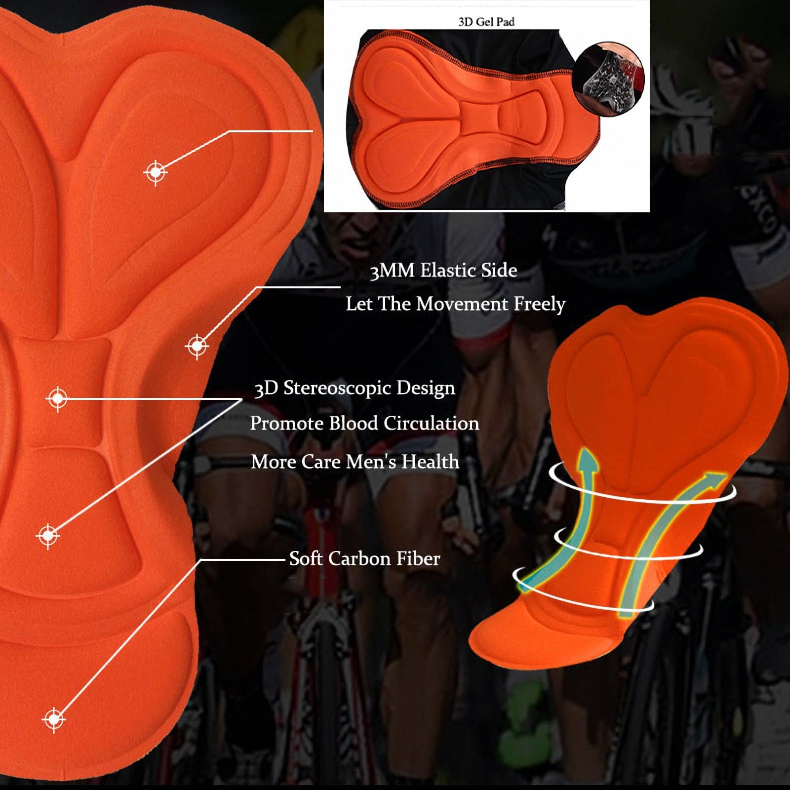 Trajes Ropa de Ciclismo para Hombre,Camisetas de Ciclismo de Manga Larga + Acolchados en 3D Pantalones/Culotte Ciclismo Largo,Maillot de Ciclismo de otoño e Invierno