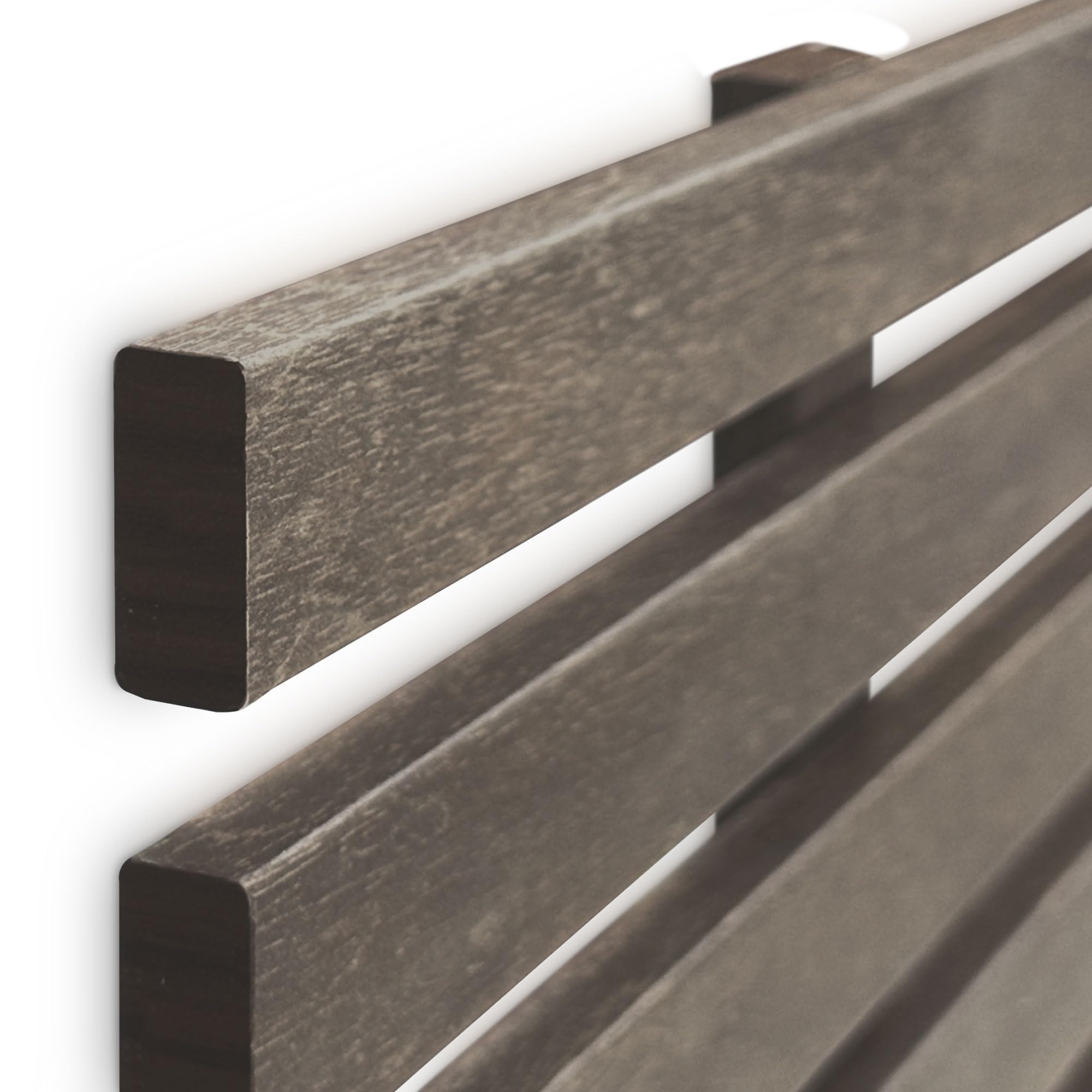 DHOME Tête De Lit En Bois Recyclé MDF Style Japonais Lit En Palettes Ferrures Incluses (160 Cm, Bois Naturel