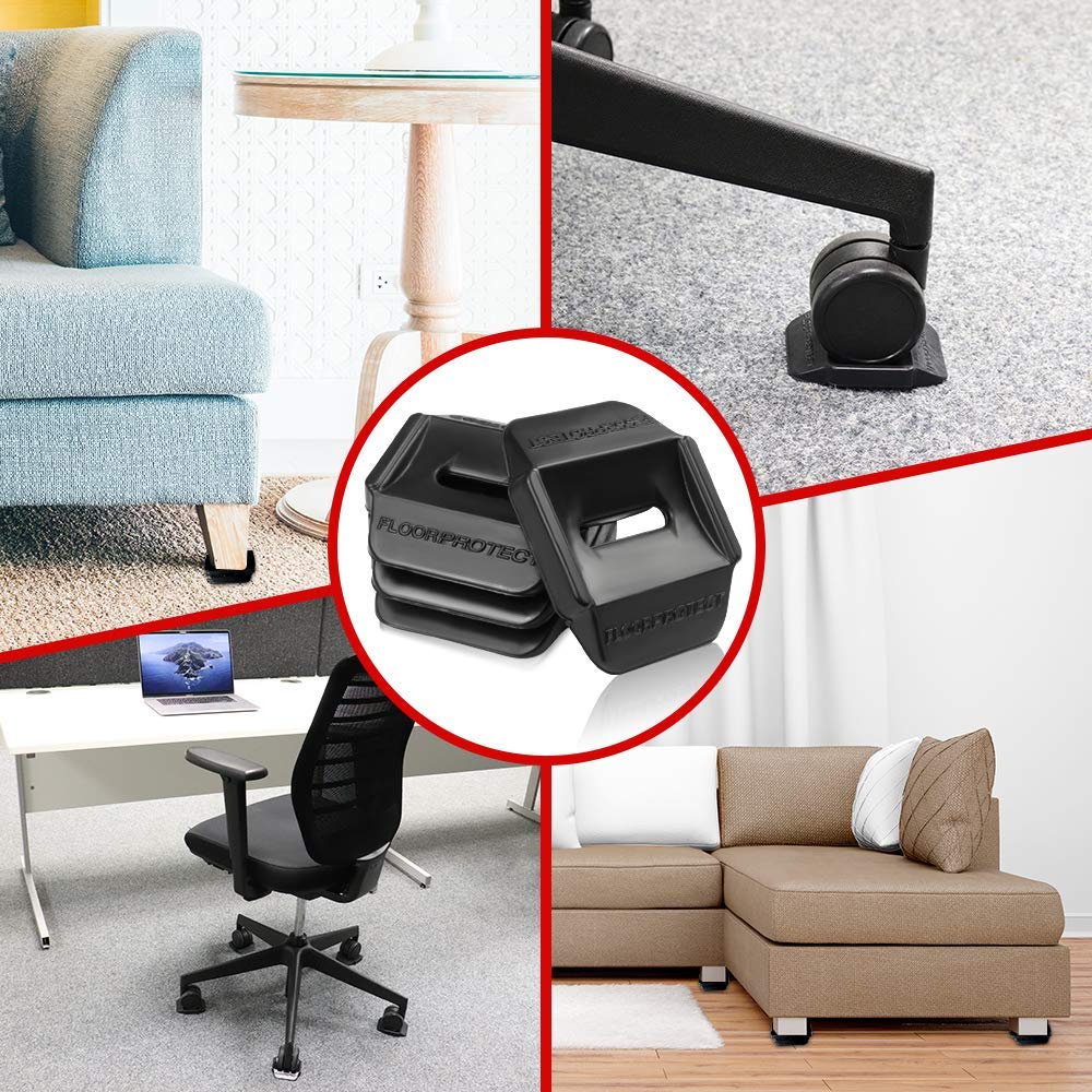 Buy Floor Protectors 4 PK Furniture Floor Protector Castor Cups for