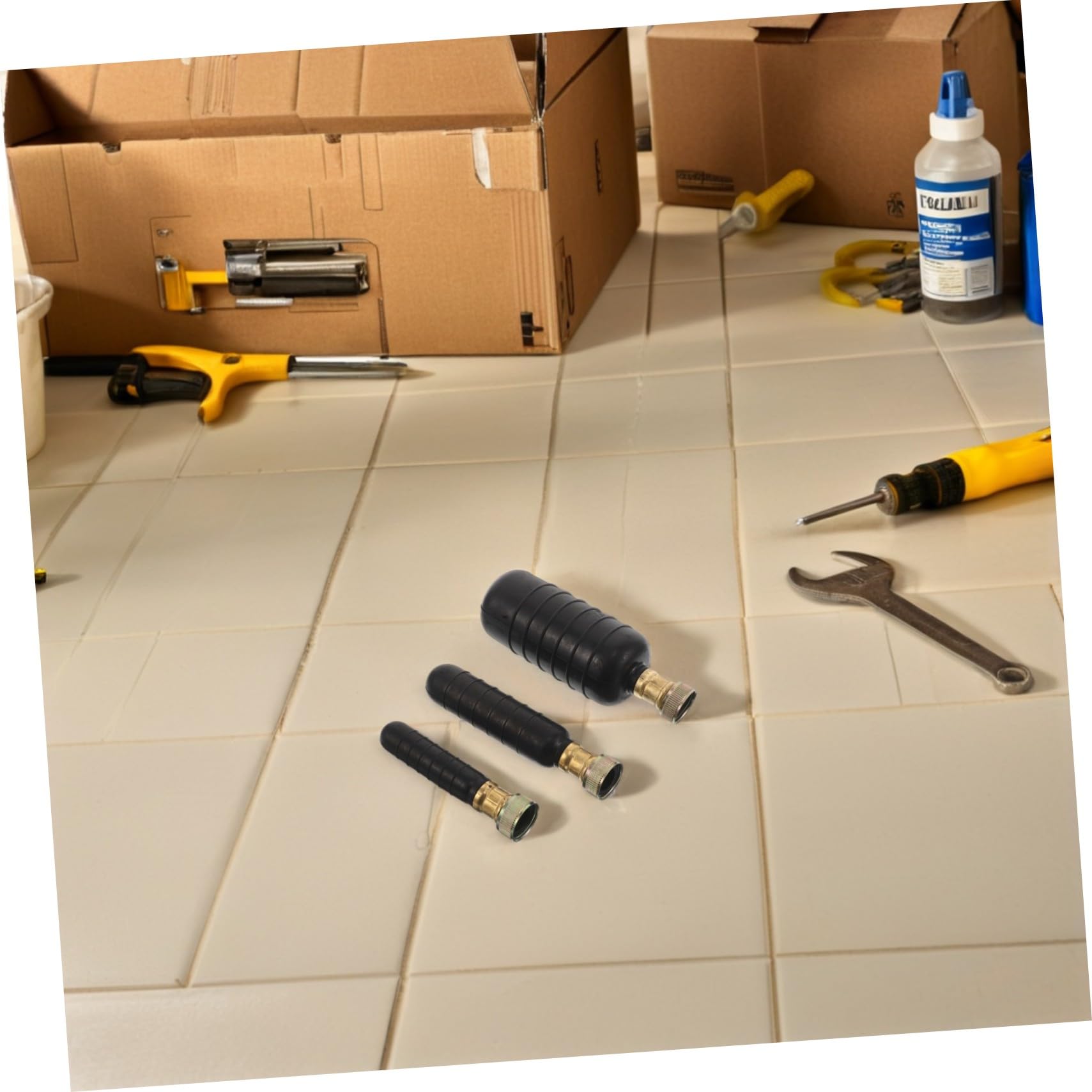 SEWACC Kit de Vejiga de Drenaje para Desatascar Fregaderos, Duchas y Sótanos de 3 Piezas Goma Resistente y Eficaz para Limpieza Versátil de Tuberías