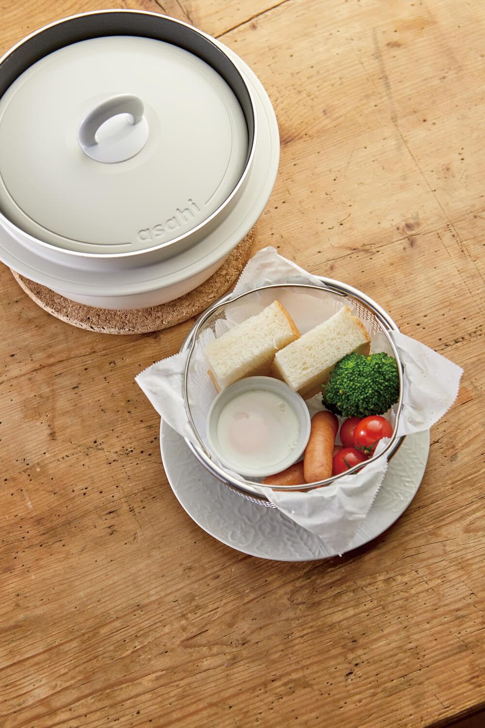 Amazon | アサヒ軽金属 蒸し器 アサヒ釜むすび用 せいろ スチーマー