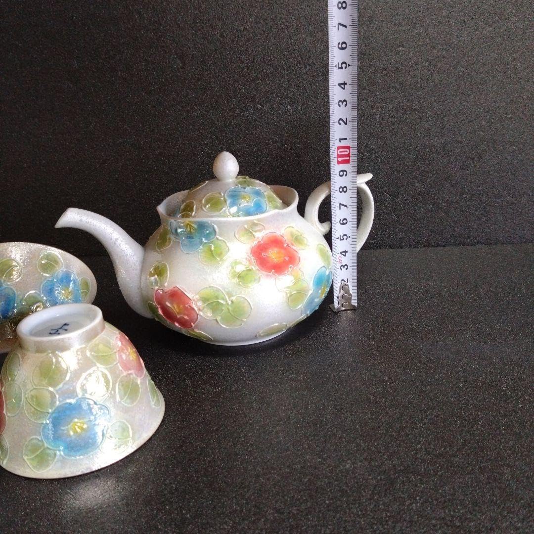 怪王浮雕 古美術 中国 急須 湯呑み9点セット伝統的な茶器セット 急須と