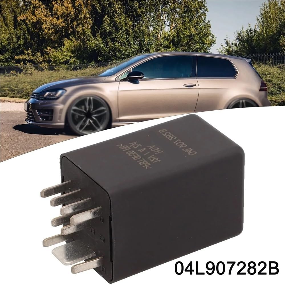 Preheat Plug Compatible with VW for TIGUAN 2.0D for Beetle 5C for 162 163 038907281B 04L907282B Heater Glow Plug Control Unit Module Relay