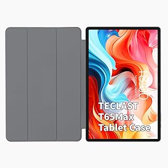 T65MaxTablet Case, Ultra Thin, Ultra Lightweight, Shockproof, Scratch Resistant, Stand Function, Full Protection (Not Suitable for T65)