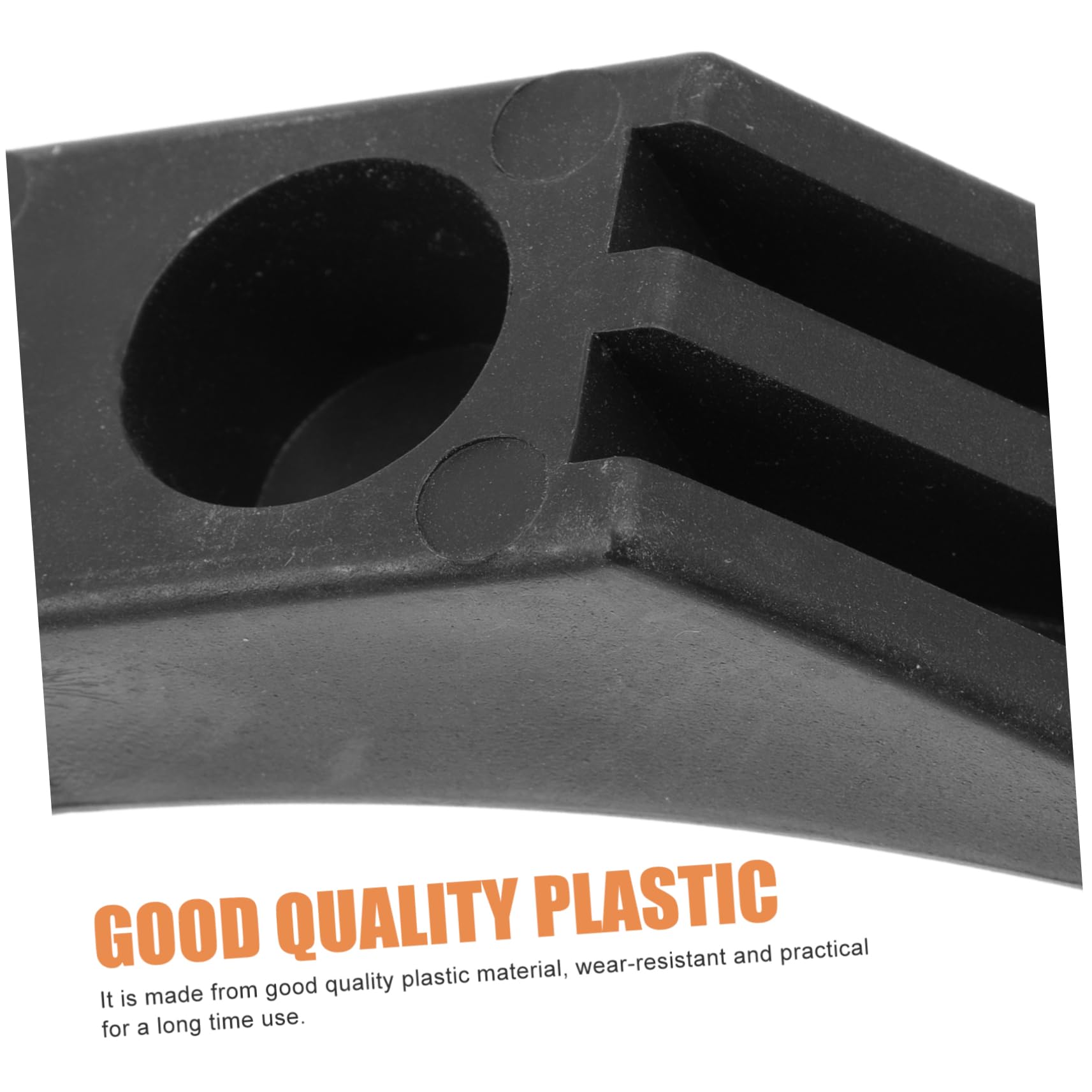 Abaodam 4Pcs Dumbbell Stand Wear Resistant Sturdy Dumbbell Holder Prevents Rolling Floor Damage Accessory for Home Gym Equipment