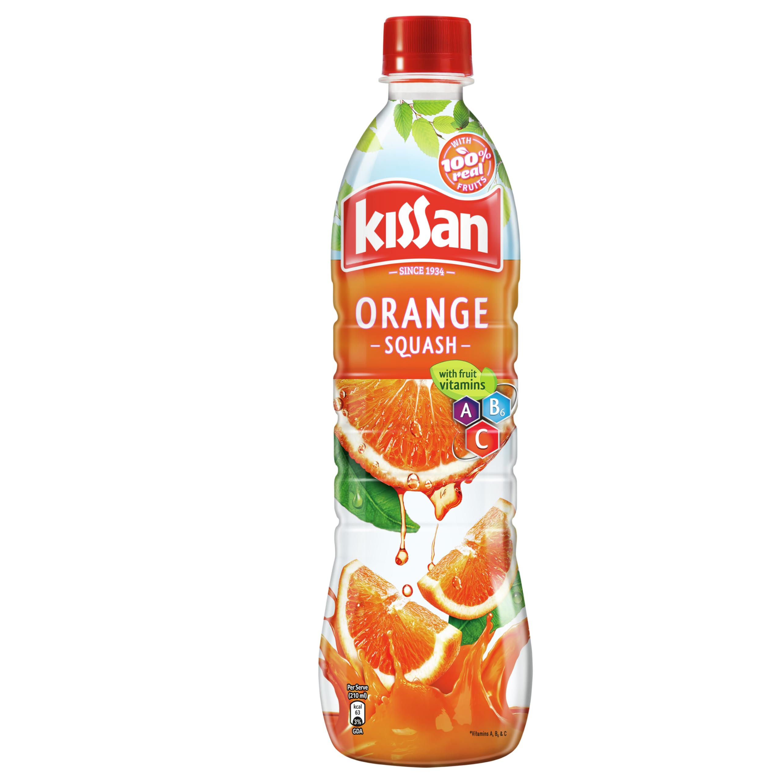 Kissan Juicy Orange Squash with Real Fruit Extract for A Refreshing Beverage, 750 ml-image-35