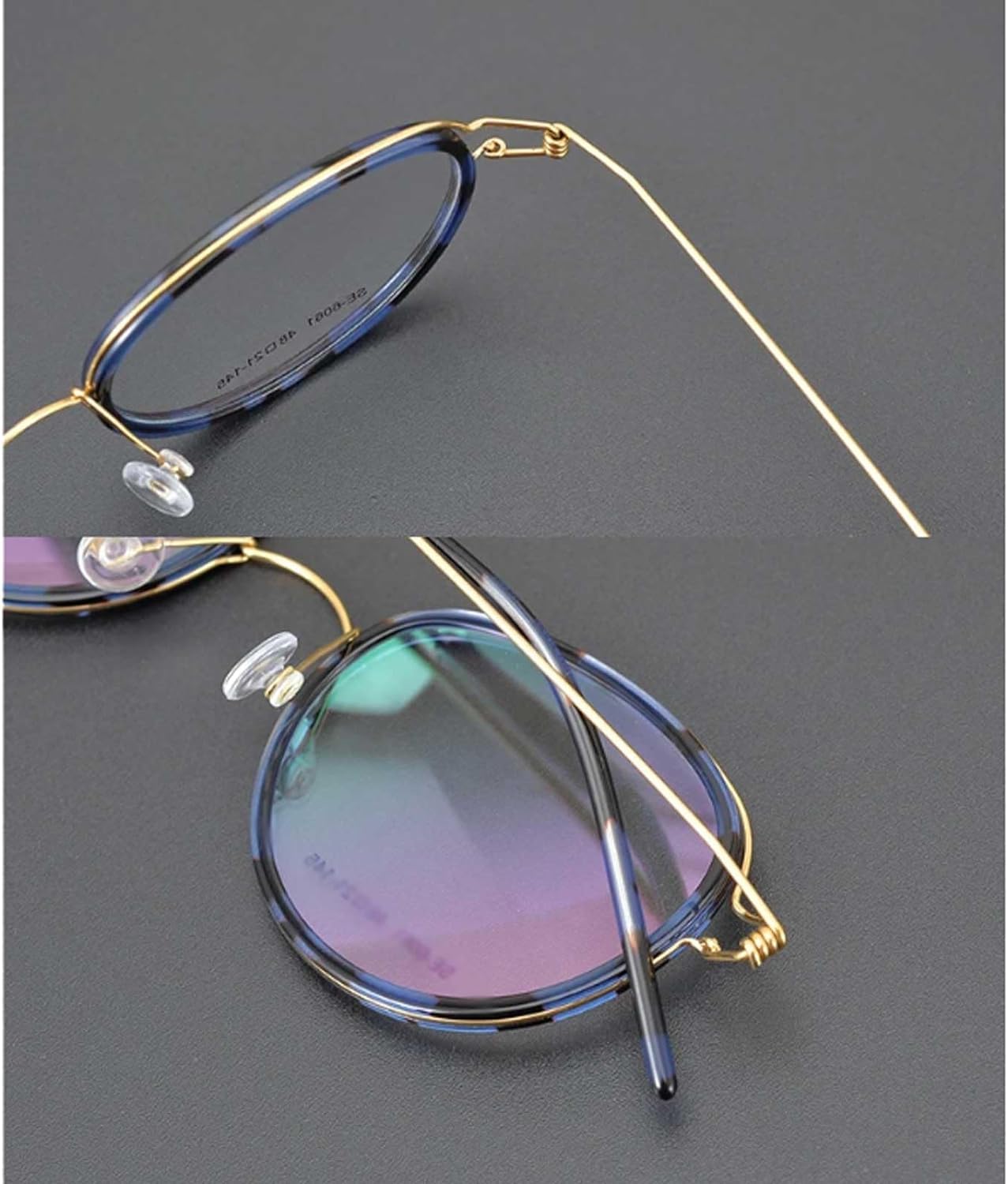 Retro okulary oprawki tytanowe męskie oprawki do okularów moda cienka oprawka damskie oprawki do okularów akcesoria podróżne oprawki do okularów