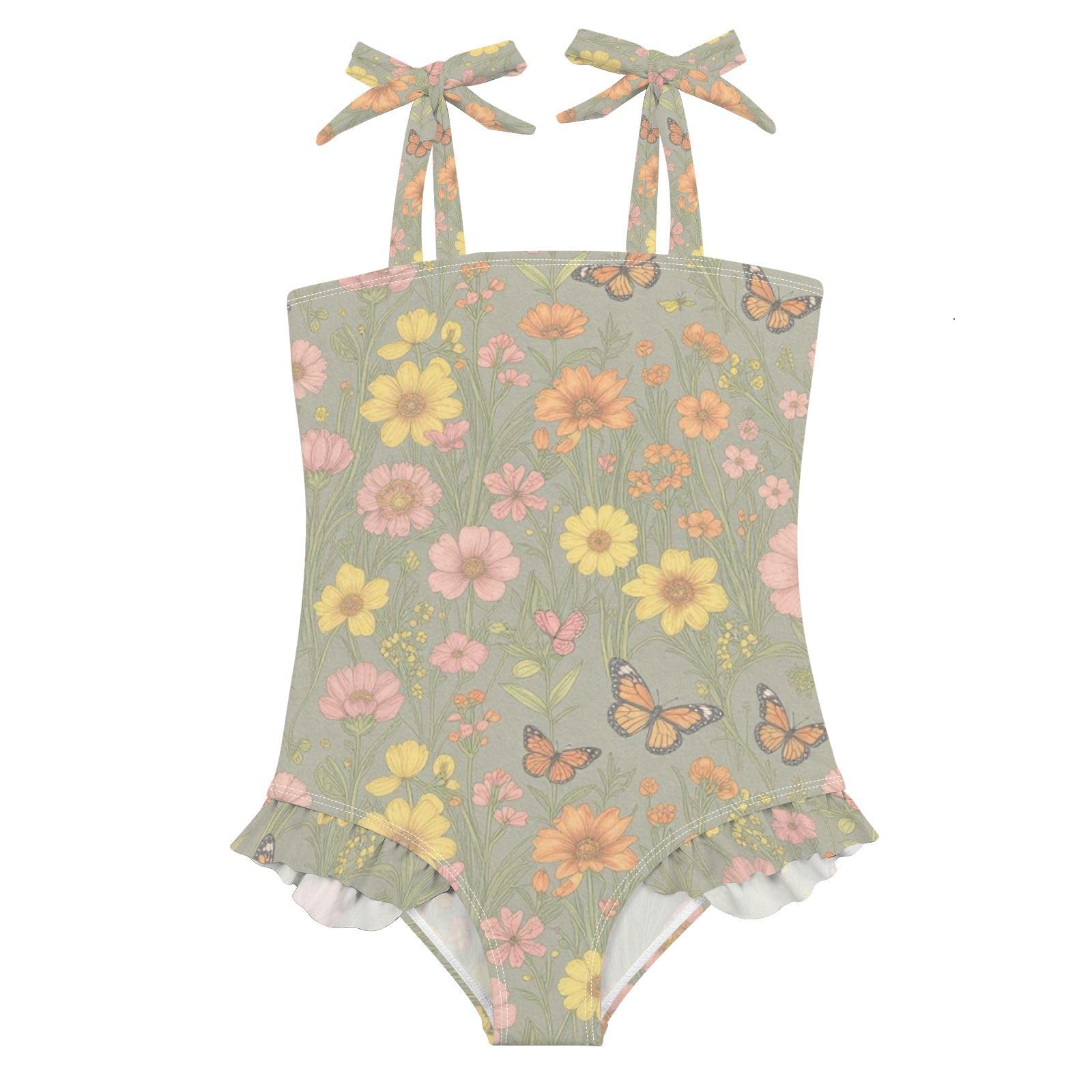 FRODOTGV Costume da bagno intero ad asciugatura rapida, costume da bagno estivo da spiaggia per neonata