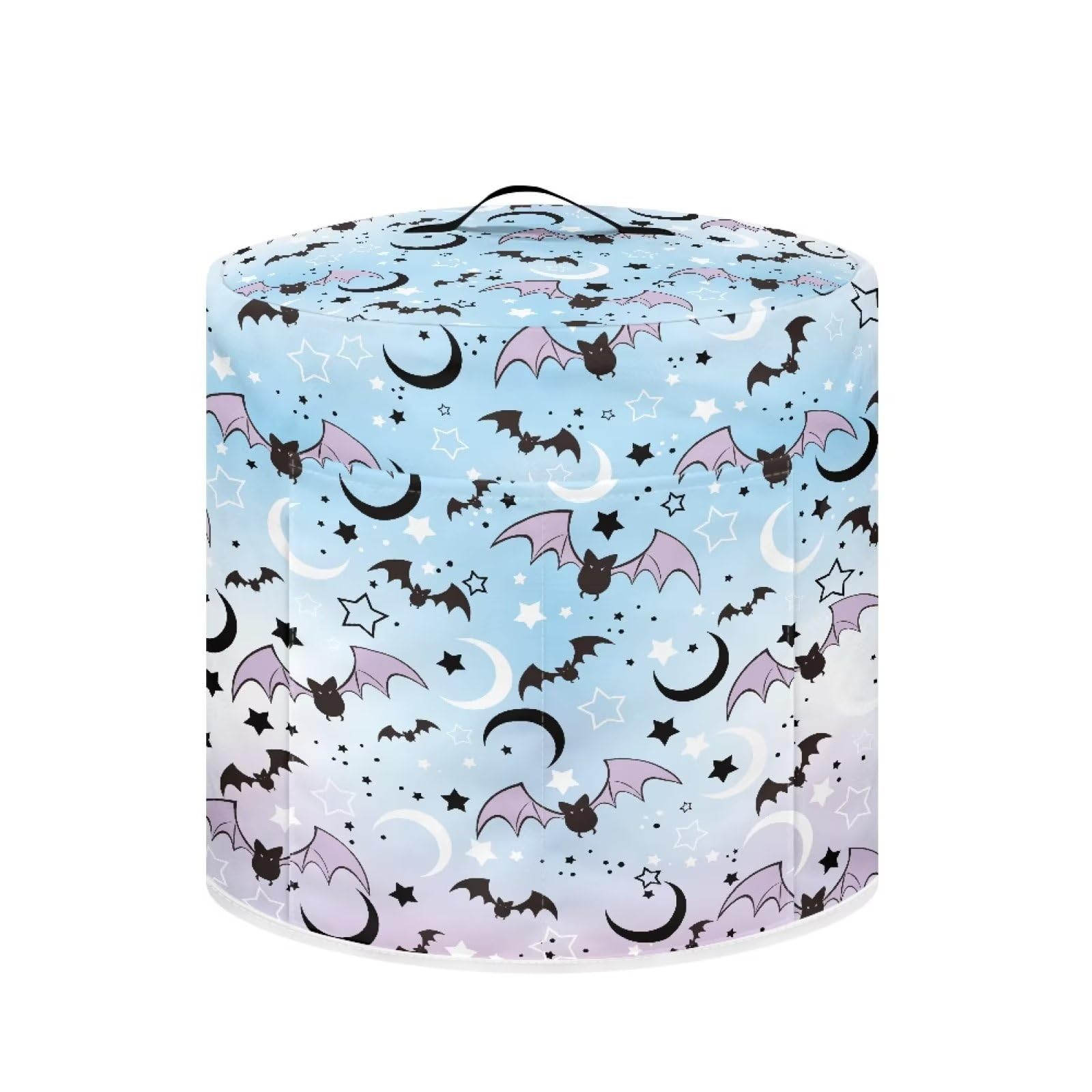 Psesaysky Halloween Bat Stars Rice Cooker Cover Cloth Cover with Pockets for Cooker Halloween Decoration Dustproof Kitchen Appliance
