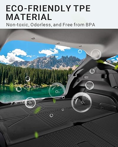 Miniatura 6 de Ecarzo Alfombrillas compatibles con Crosstrek e Impreza Hatchback 2017-2023 2024, accesorios para todo tipo de clima, forro de carga delantero y