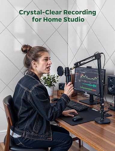 Miniatura 6 de Paneles decorativos acústicos insonorizados para habitación, paquete de 12 unidades de azulejos autoadhesivos blancos absorbentes de sonido y