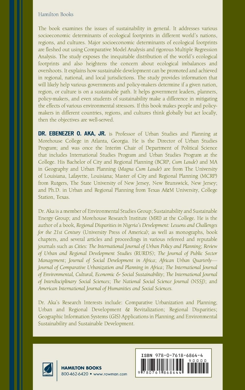 World Regional and Cultural Footprints and Environmental Sustainability: Analysis of Socioeconomic Determinants