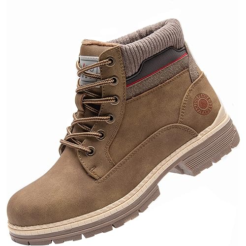ANJOUFEMME Womens Hiking Snow Winter Boots