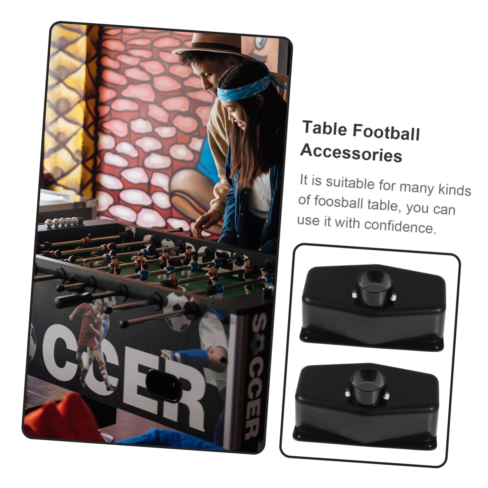 TOYANDONA Accesorios De Mesa Balones De Futbolín Equipamiento para Futbolín Piezas De Fútbol ​​Balones De Futbolín Balones De Repuesto Futbolín Balón De Futbolín Plástico Ecológico