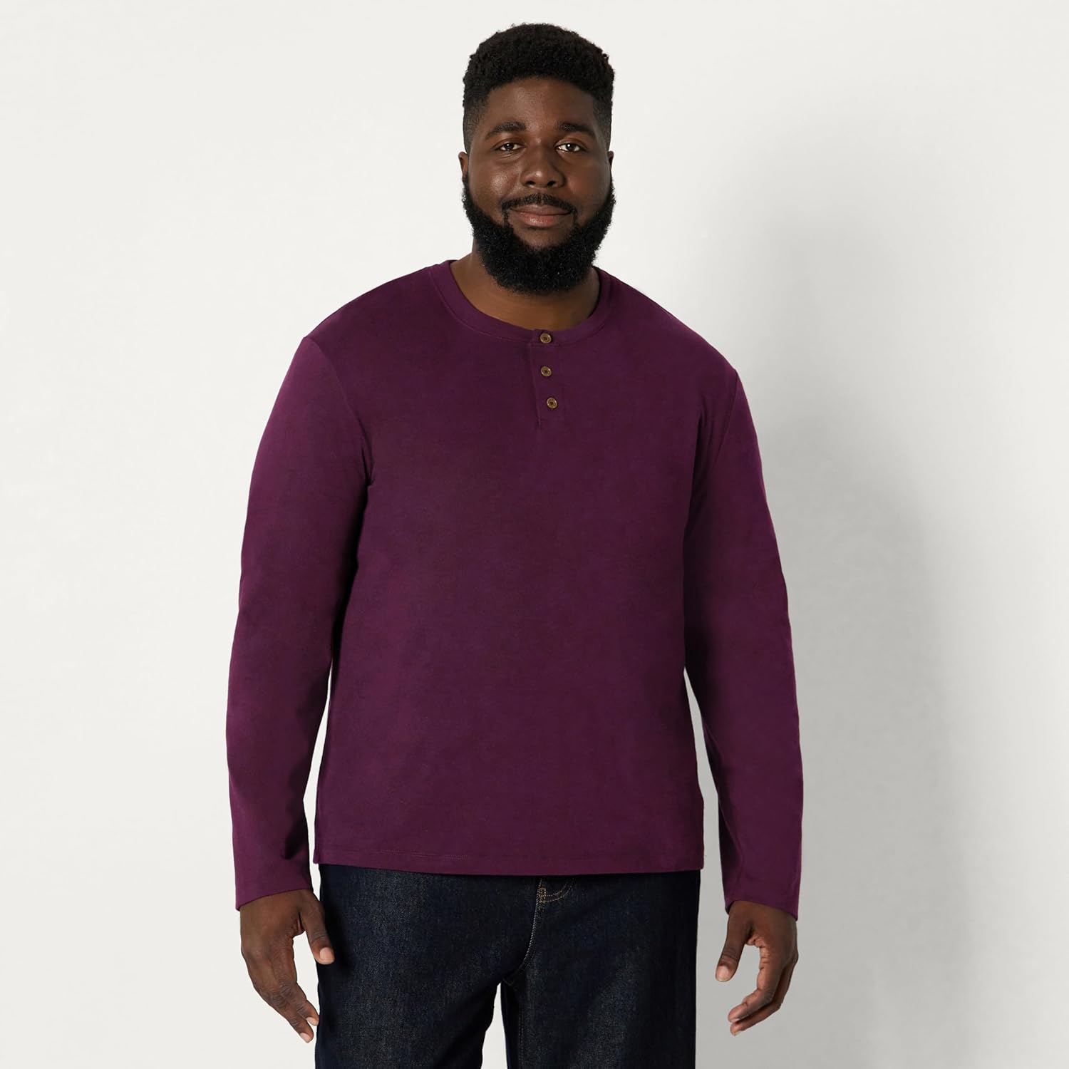 Amazon Essentials (Demi's Pick) Men's Relaxed-Fit Long Sleeve Henley - Image 6