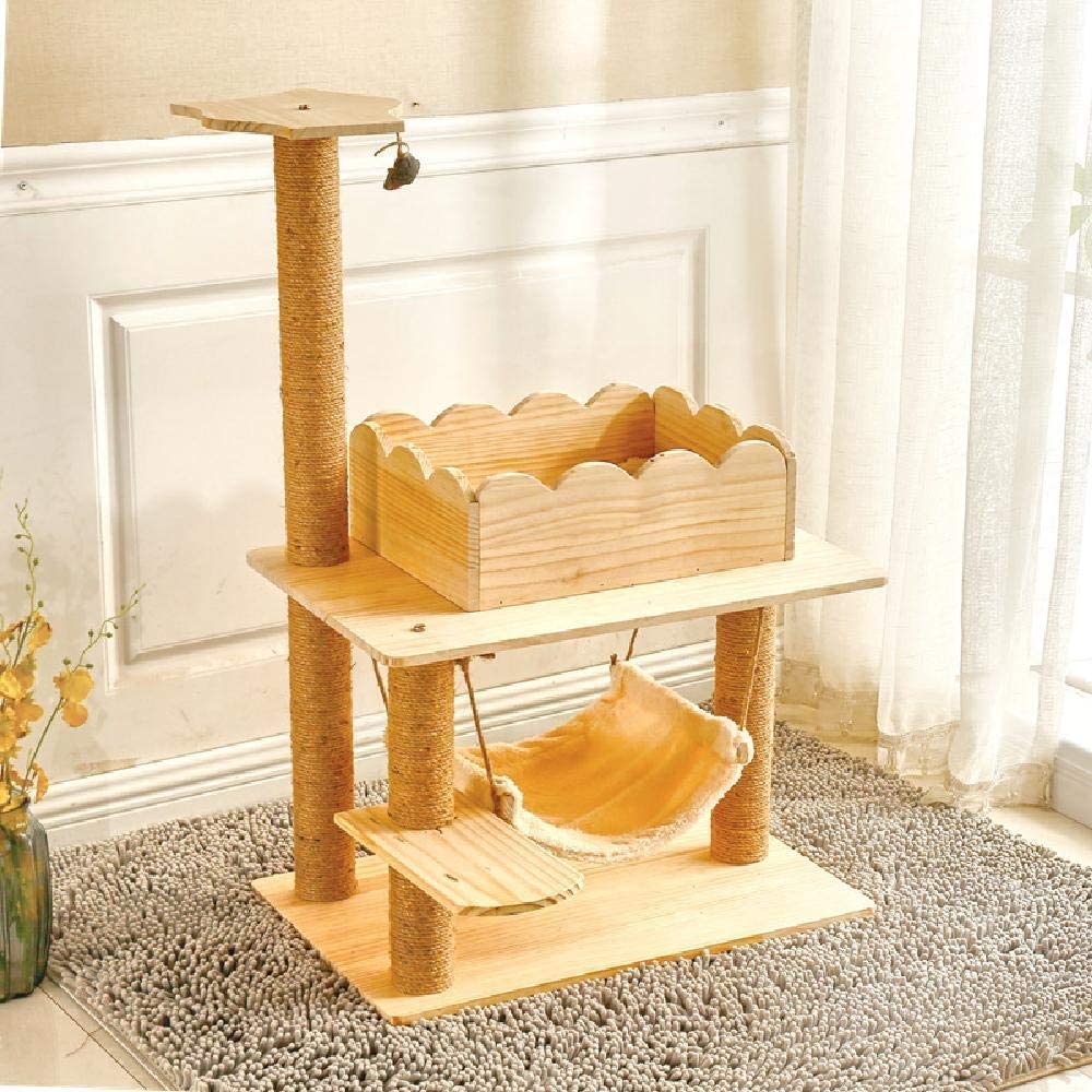 Kratzbaum, Moderne Sisal-Katzenklettergerüst Katzenstreu Kratzbaum Katzenkratzer Katzenspielzeug Katzensprungplattform Katzenkratzbaum Katzenhaus Kratzturm