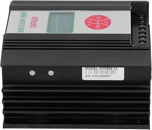Miniatura 1 de plplaaobo Wind and Solar Energy Hybrids Controller Aluminum Alloy LCD Display 400W150W DC12V