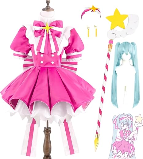 Amazon.co.jp: [CHIASA] ウィッグ追加可 ミク いますぐ輪廻 コスプレ