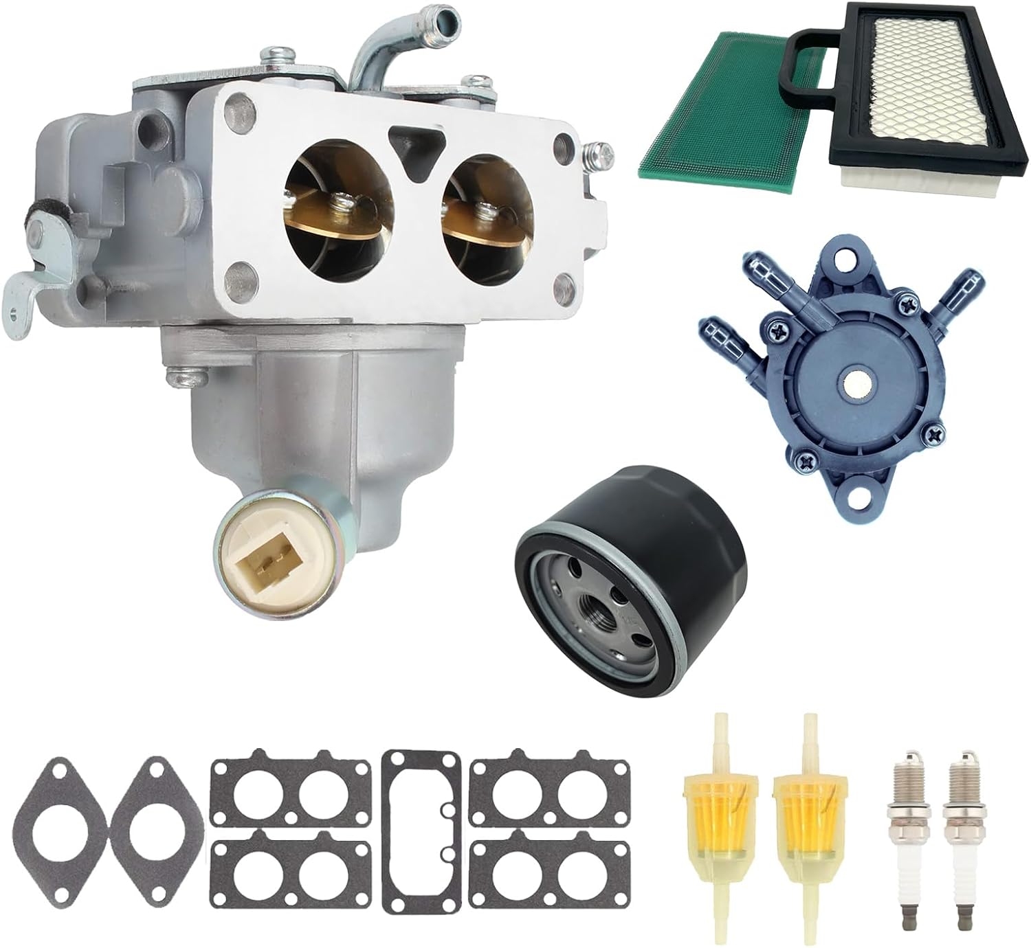 791230 Carburetor Rebuild Kit Compatible for Briggs and Stratton 20 21 23 24 25HP V-Twin Engines,Fit for John Deere L118 L120 LA130 LA135 LA140 LA145 LA150 Z425 Replace 799230 405777