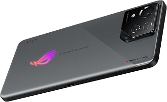 ASUS ROG Phone 8, Qualcomm Snapdragon 8 Gen 3, SM8650, 6.78 FHD+ (2400x1080) 165Hz, 12GB RAM, 256GB Storage, Android 14, 50MP Gimbal Camera, 5500mAh, Dual Sim, Grey, UK