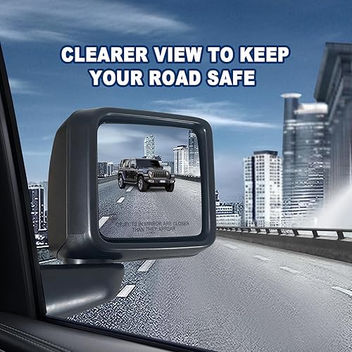 Miniatura 9 de Espejo lateral izquierdo del conductor con calefacción, cristal eléctrico y plegable manual compatible con Jeep Wrangler JL 2019-2023 sin giro