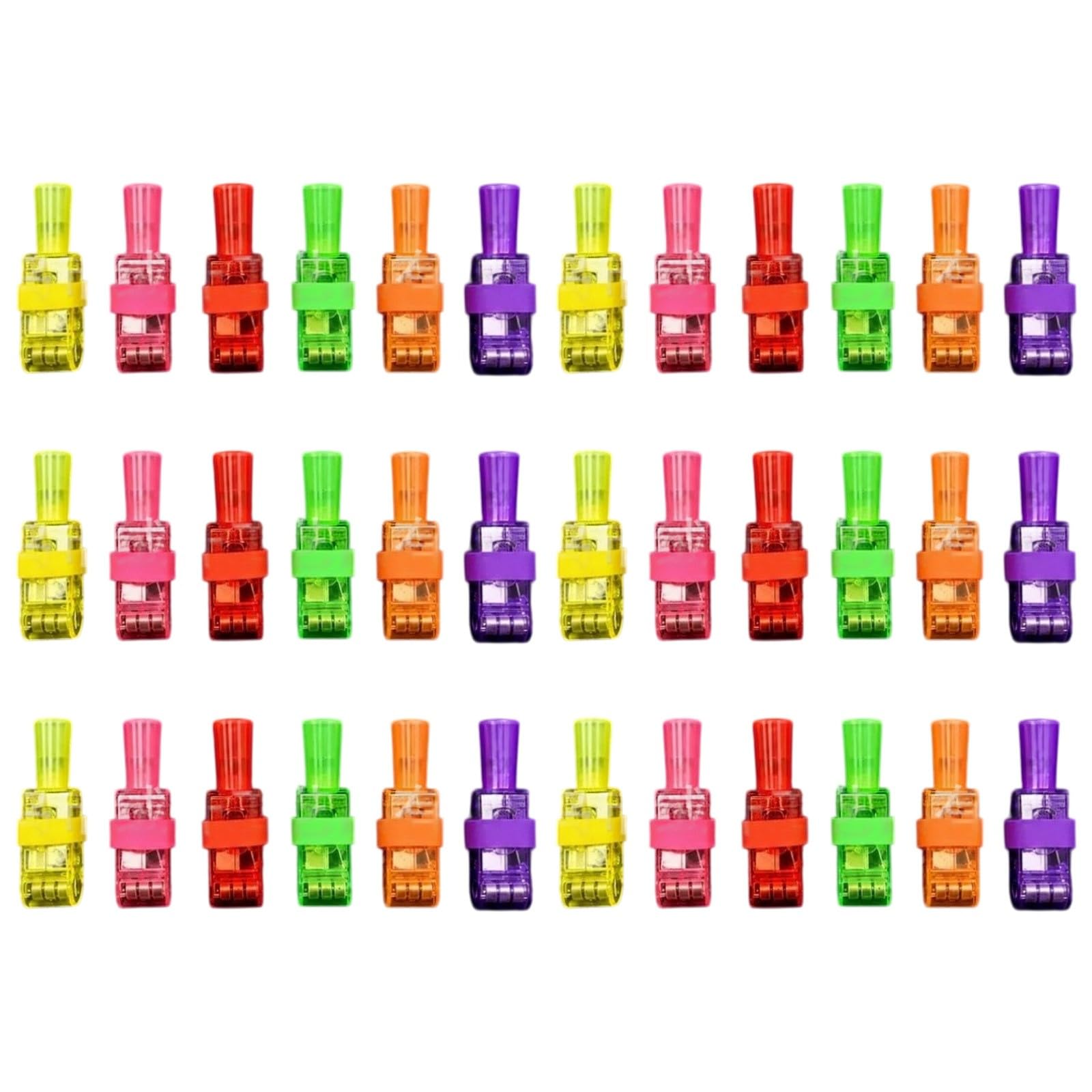 Halloween Finger Projector Lights Mini Colorful LED Finger Lights,36PC