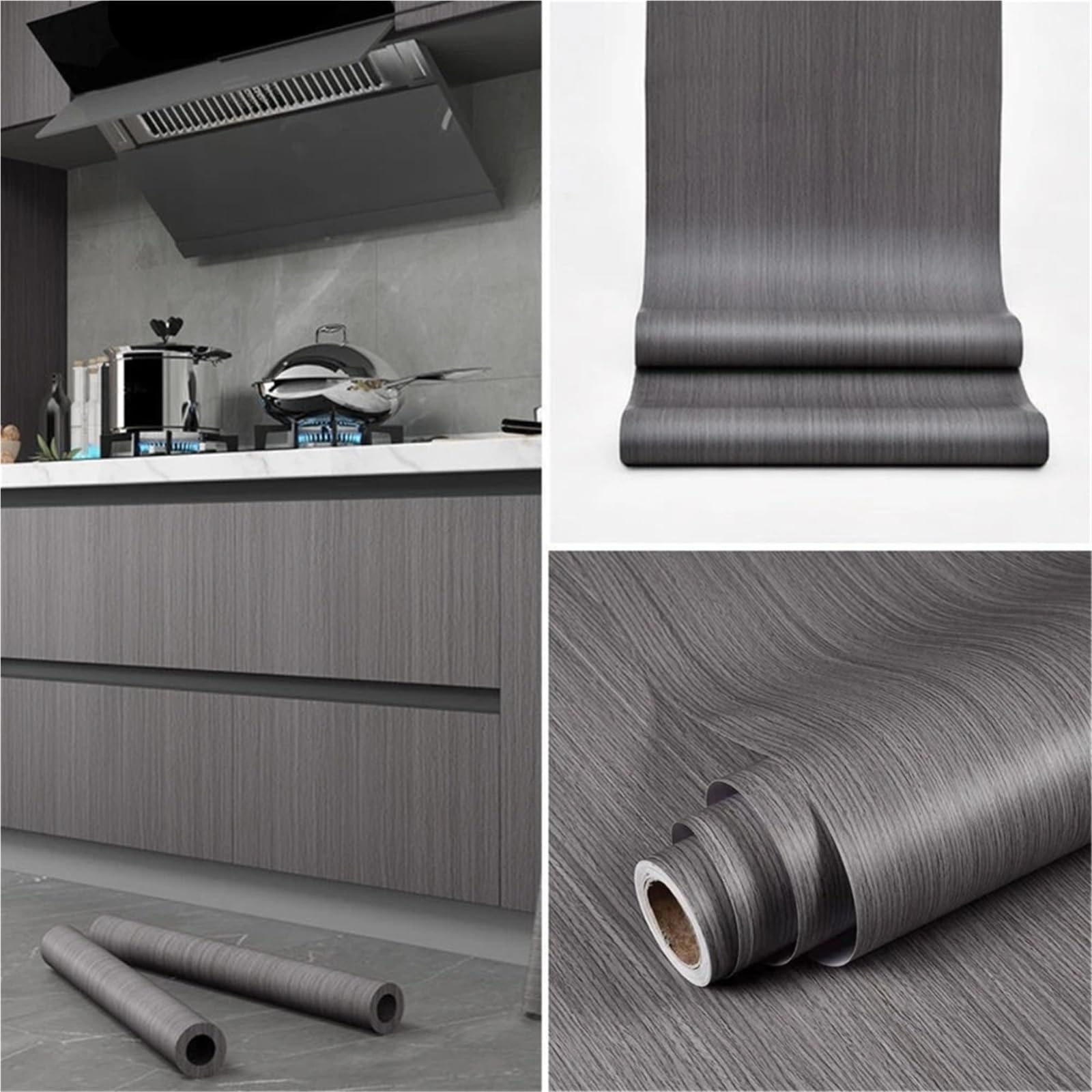 Adesivo for porta con venature del legno 90 cm