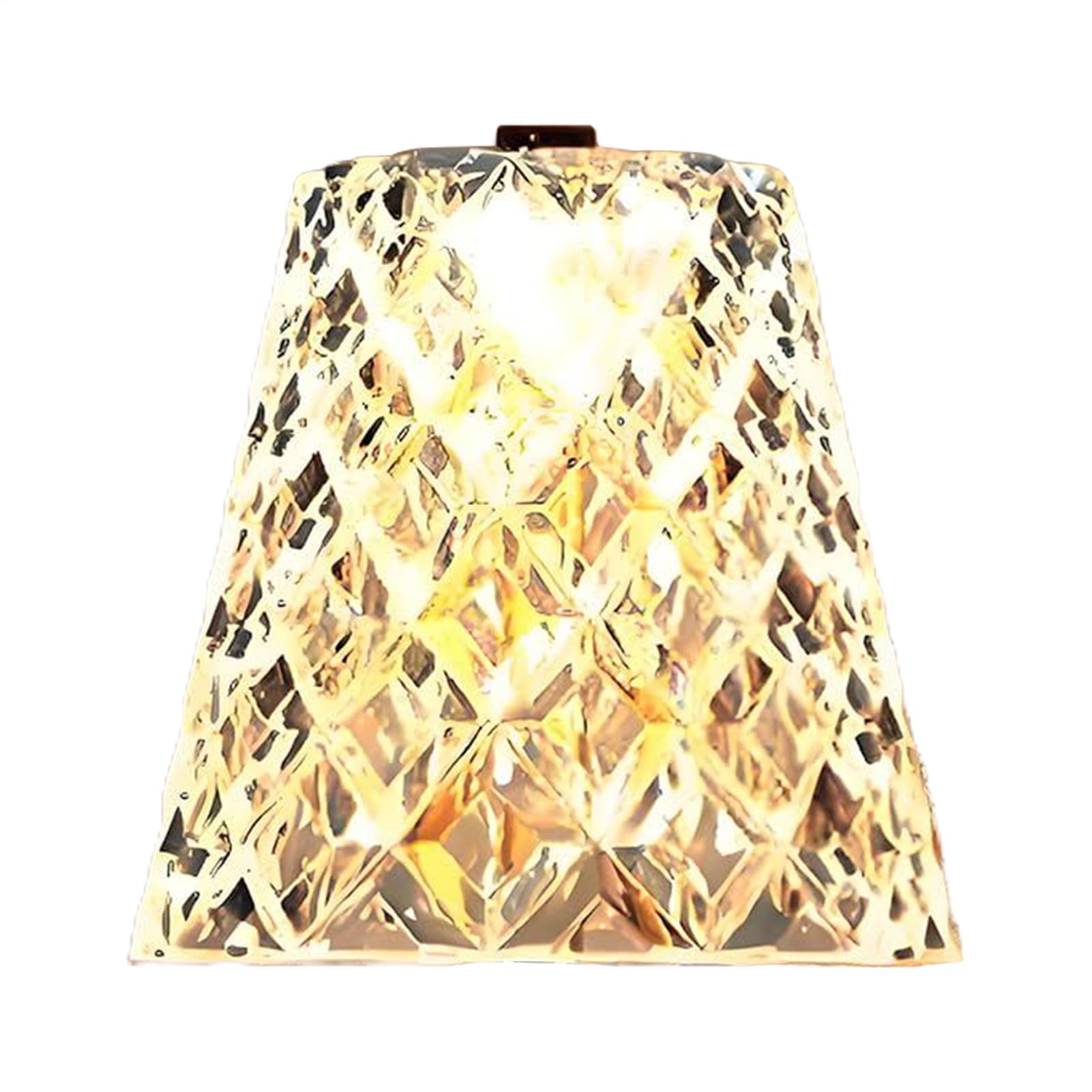 Zfyauhm Wireless Bottle Lamp USB Rechargeable with Crystal Lampshade 3 Color Touch Dimming Wine Bottle Lamp LED Rechargeable Touch Control Wireless Bottles Lampshade for Bedroom, Restaurant, Bar