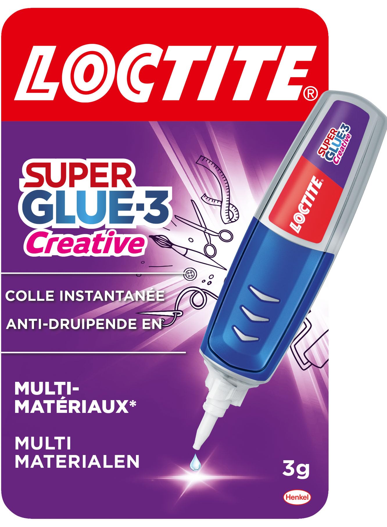 Loctite Red Strong Glue/Super Glue 3 - Perfect Pen 3G