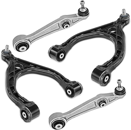 Miniatura 163 de Detroit Axle - Kit de brazos de control delanteros de 4 piezas para Nissan Cube 2009-2014, Nissan Versa 2007-2012 2 brazos de control inferiores con