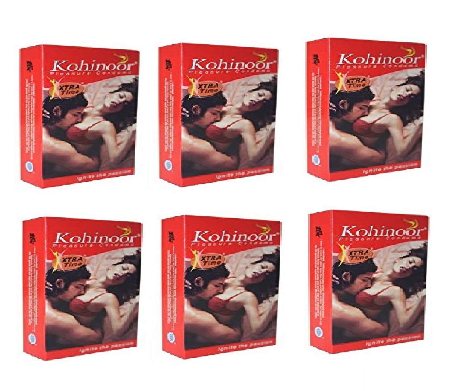 Kohinoor Extra Time Pleasure Condoms (Ignite the Passion) 3X6 (18 Psc)-image-37