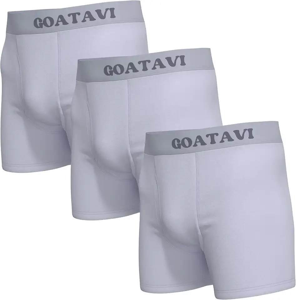 Men’s Bamboo Boxer – Ultra Soft, Comfortable & Highly Breathable – 3-Pack