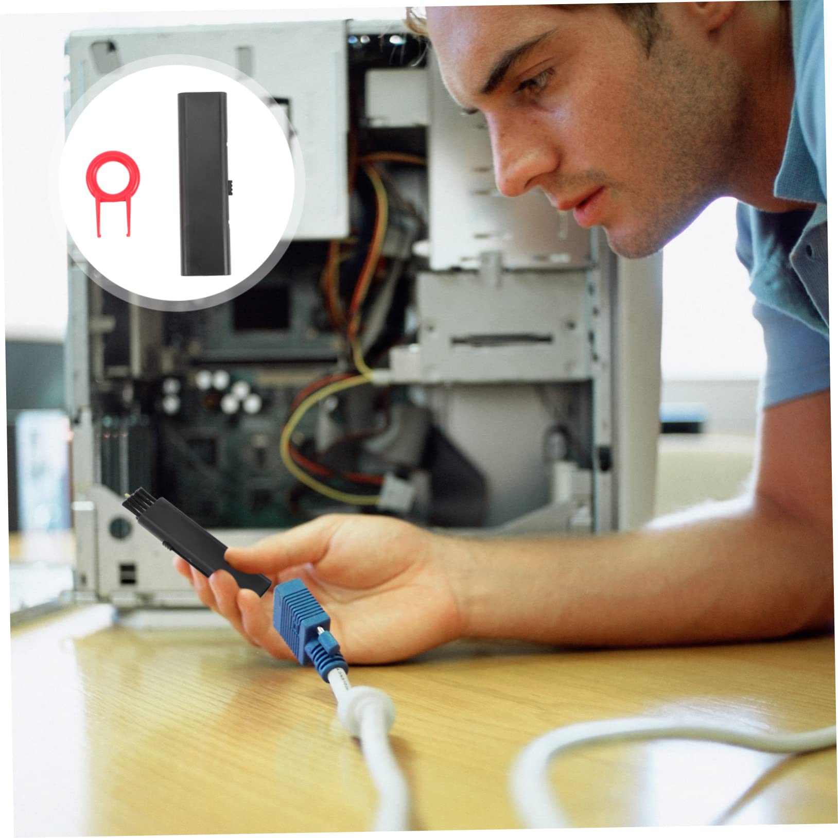 UKCOCO 5 Pz spazzola per la pulizia della tastiera detergente per compresse accessorio per la pulizia della tastiera abito computer portatile strumento di pulizia per laptop pulito topo