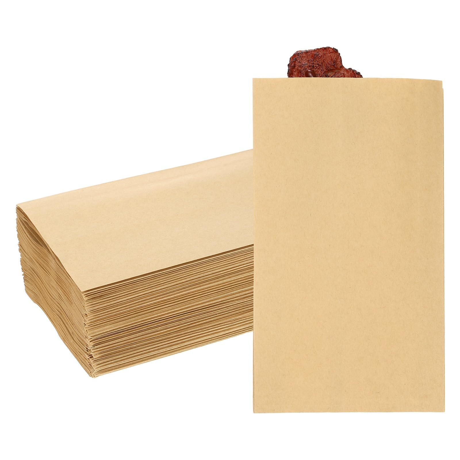 Sacs à sandwich papier 18x25cm résistants PATIKIL pochette conservation viennoiserie