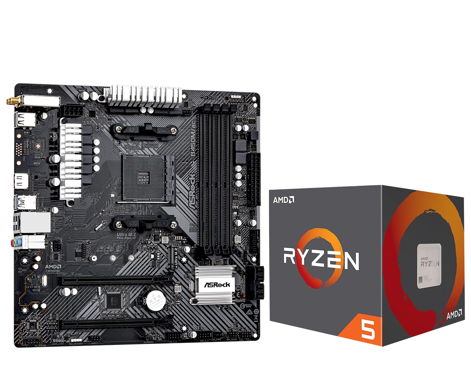 Amazon.com: Micro Center AMD Ryzen 5 4500 6-Core 12-Thread