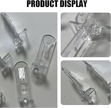 20pcs Plastic Locking Shelf Pins Shelf Support Pegs Fits 5mm Diameter Hole & 20mm Thick Shelves Cabinet Clear Self-Locking Bracket for Kitchen Furniture Book Shelves