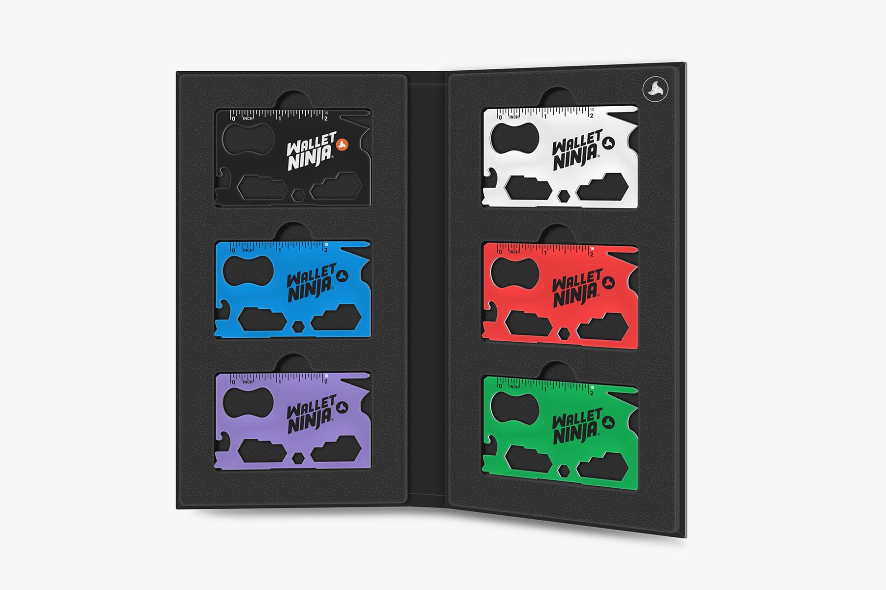 Wallet Ninja GEN2 set de collection en acier durable avec 6 outils exclusifs