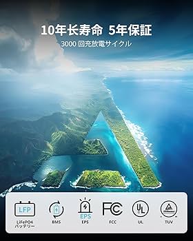 Amazon.co.jp: ARKEEP 2160Wh ポータブル電源 200W ソーラー