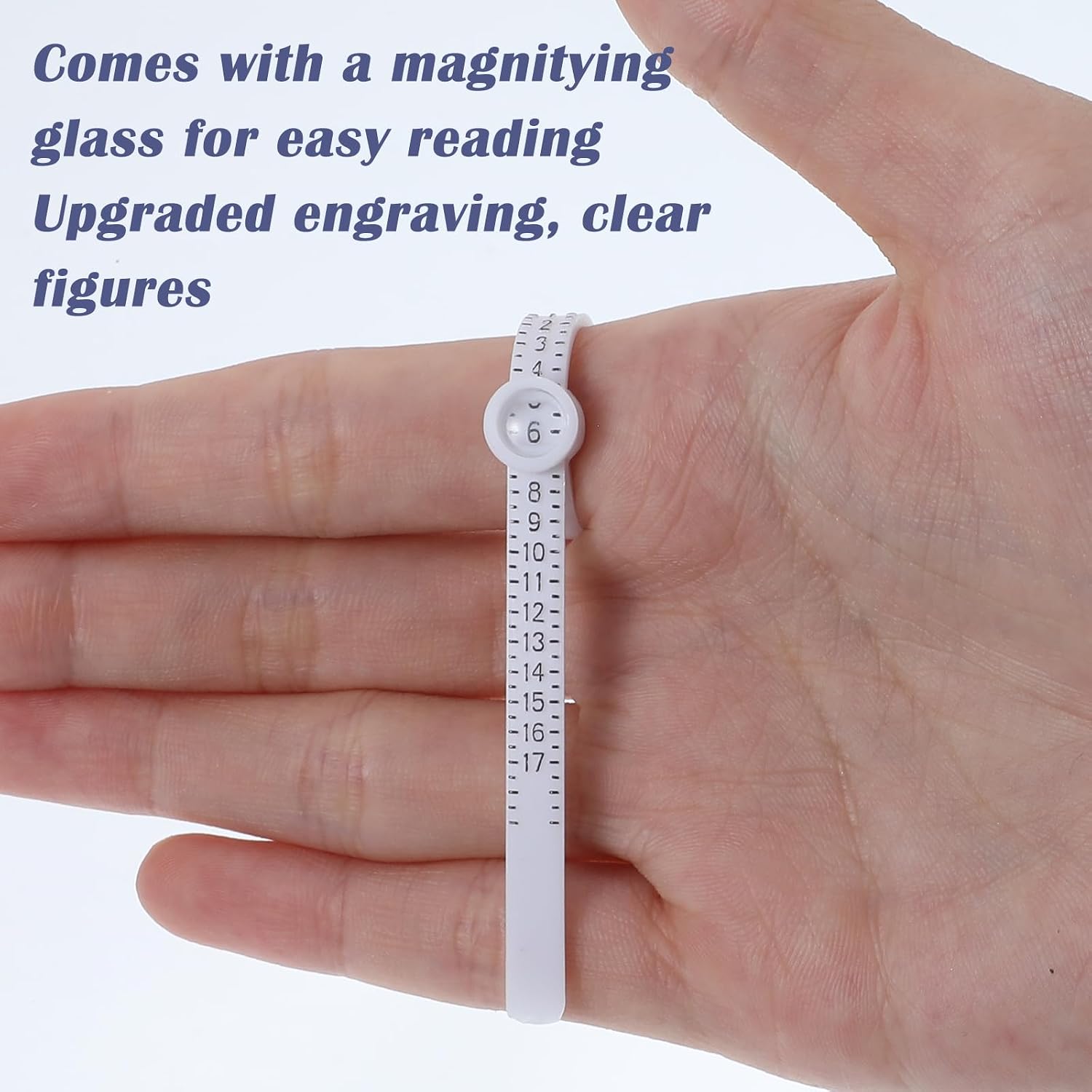 2 Pcs Bracelet Sizer, Universal Bracelet Measuring Tool, Black & White Wrist Sizer Measuring Tool, Accurate Bracelets Measurement Tools for Women Men