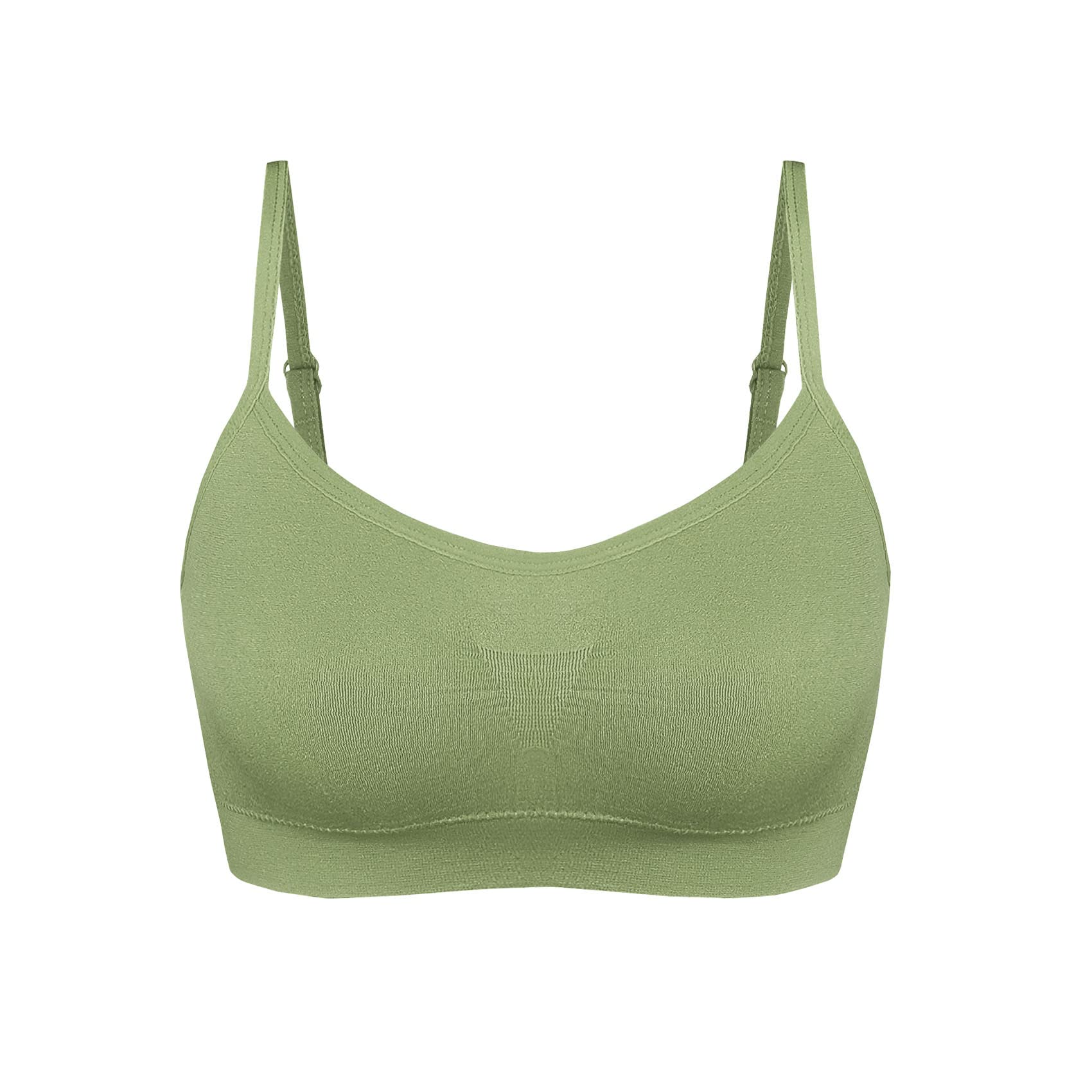 SHEKINI Sujetador Deportivo Sin Costuras para Mujer Ropa Interior Sujetador Sin Aros Cómodo Sujetador con Relleno Extraíble Elástico G,M/L