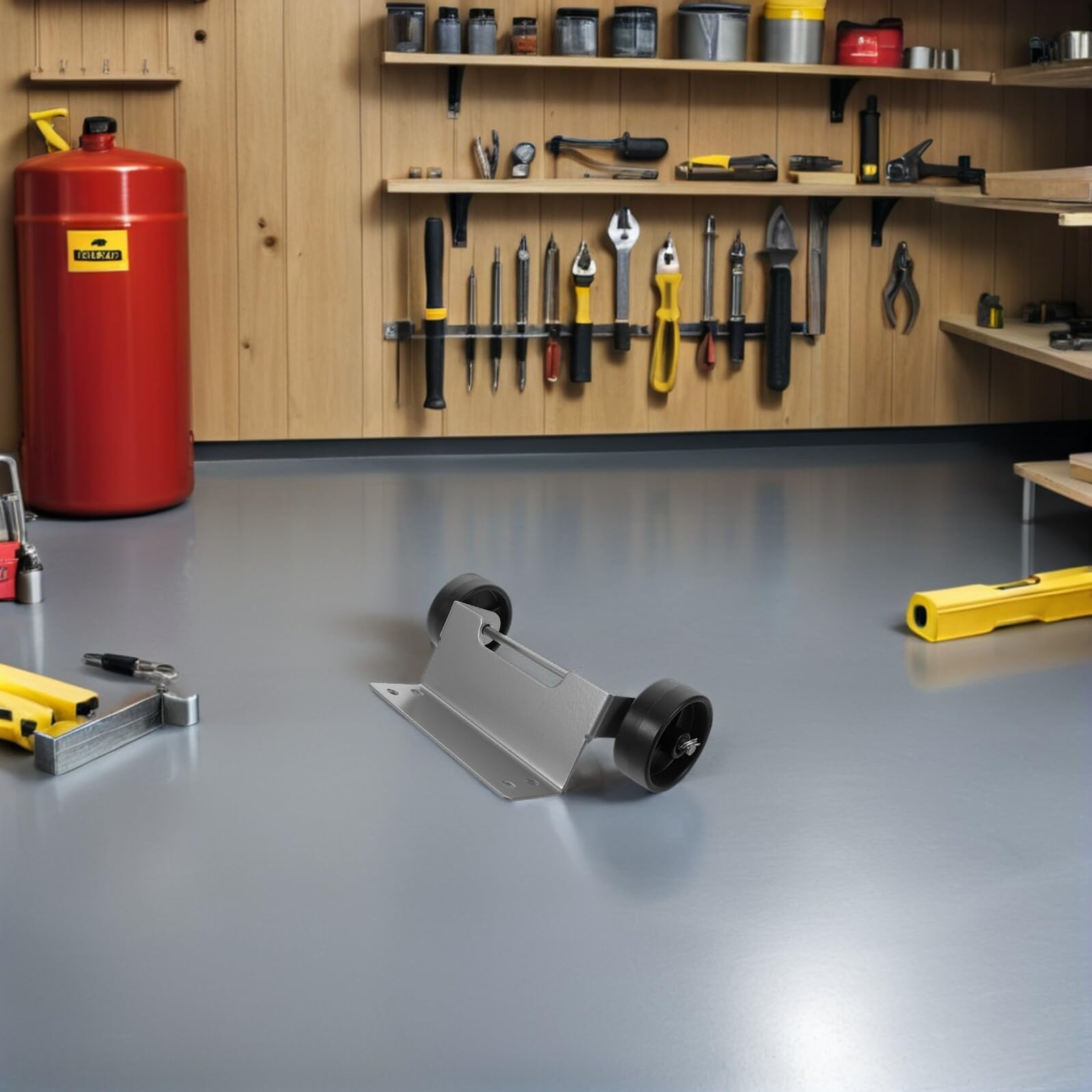 Toddmomy Kit Ruote per Riscaldatore da Esterno Piramidale per Patio, Ruote Girevoli Resistenti alle Intemperie 8x4,7x3,1" per Sostituzione Rapida e Mobilità Comoda del Riscaldatore a Torre